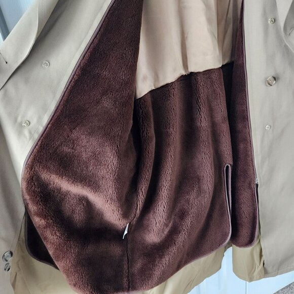 Botany 500 Tan Removable Lining Trench Coat - Picture 9 of 12